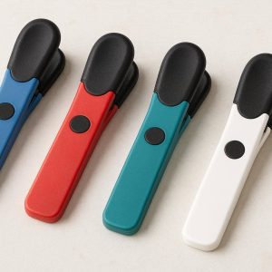 Magnetic Plastic Food Bag Sealing Clips Multi Purpose Kitchen Storage Clamps With Comfortable Soft Grip Handles
